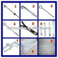 electric power Line hardware construction fitting steel rope stay rod bar steel monopole fit accessories